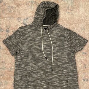 Men’s Carbon short sleeve hoodie